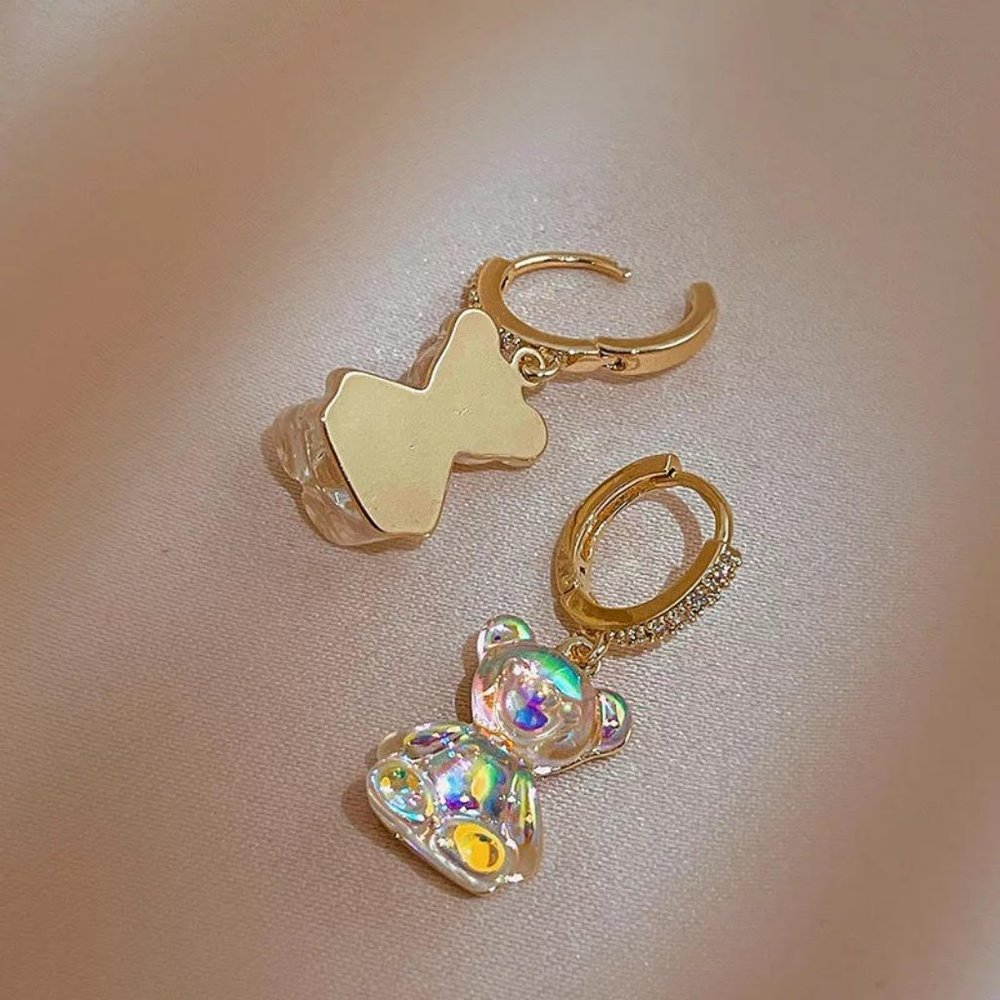 Korean Style Earrings "Teddy bear" 🧸🧸 - Picture 2 of 4